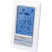 Techno Line Wetterstation WS 6740 mit blauer Hintergrundbeleuchtung