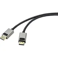 Speaka Professional 8K Displayport auf Displayport Kabel im Aluminiumgehäuse 1 m