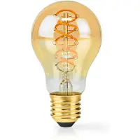 Nedis LED-Filament-Lampe E27 - A60 - 3.8 W - 250 lm - 2100 K - Dimmbar - Extra warmweiß - Retro Style - 1 Stück
