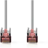 Nedis CAT6-Netzwerkkabel - RJ45 Stecker - RJ45 Stecker - S/FTP - 5.00 m - Innen - Rund - LSZH - Grau - Box