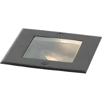 QAZQA Moderner Bodenspoiler Schwarz verstellbar IP65 - Oneon