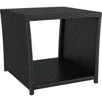 vidaXL 3-tlg. Garten-Lounge-Set Schwarz Poly Rattan & Stahl