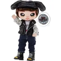 Mga Na! Na! Na! Surprise 2-in-1 Pom Doll Glam Series - Maxwell Dane for Sidekick, Mini-Puppe, Männlich, Mädchen, Mehrfarbig