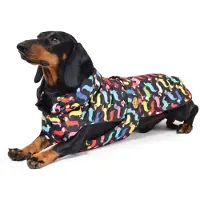 Fashion Dog Hunde-Steppmantel speziell für Dackel - 36 cm