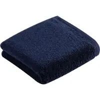 Vossen Handtuch Vegan Life Marineblau (50 x 100 cm) (3er Set)