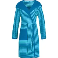 Esprit Bademantel Striped Hoody Turquoise Damen-S