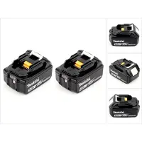 Makita BL 1850 B 18 V - 5 Ah / 5000 mAh Li-ion Akku mit LED Anzeige - 2er Pack