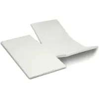 Cinderella Double Split Topper Spannbettlaken Weekend Ivory (Baumwolle)-180 x 200 cm