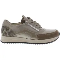 Waldlaufer H- Vicky sportlicher Schnürer Beige