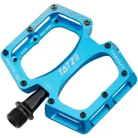TATZE Contact CNC mit Stahlachse Kinder Flatpedal blau (Kids (Schuhgröße bis 34EU))