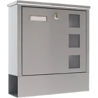 Profirst Mail PM 820 Briefkasten Silber