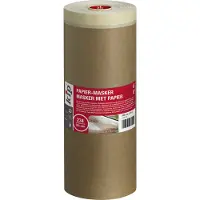 Kip Abdeckpapier 234-29 Papier-Masker, 2in1, 30 cm x 20 m, braun, 40 g/m2, mit Klebeband