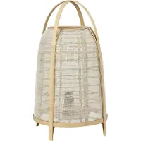 Light & Living - Tischleuchte Jacinto - Braun - Ø34cm Tischlampe - Nachttischlampe, Wohnzimmer, Schlafzimmer