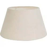 Light & Living Livigno Trommel-Lampenschirm - 50x40x27 cm - Handgefertigt - Textil - E27 - Eiweiß