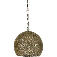 Light & Living Orientalische Pendellampe Sinula Ø 39cm - Messing
