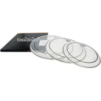 Remo Pinstripe - Tom Pack - Clear - 10-12-16 - Zoll - Schlagzeug-Fell-Set