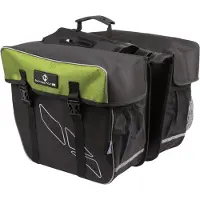 M-Wave AMSTERDAM DOUBLE Gepäckträgertasche robuste Doppeltasche aus 600D Poly...