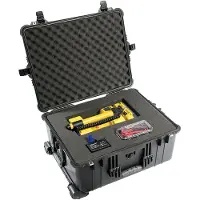 Peli Trolley mit Schaumstoff Peli 1610 Protector Case Schwarz