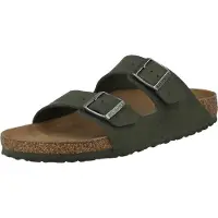 Birkenstock Arizona Vegan Birko-flor Suede Men desert dust thyme (300) Schmal 41