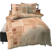Kaeppel Satin Bettwäsche 135x220 cm + 80x80 cm Mandarine Bettbezug