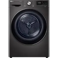 LG Wärmepumpentrockner "RT80V9B", Energieeffizienz: C, schwarz, B:60cm H:85cm T:69cm, Trockner, Wärmepumpentrockner