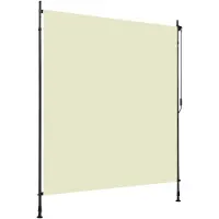 vidaXL Außenrollo 200 x 270 cm Creme