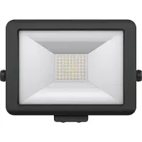Theben 1020688 LED-Strahler für Wandmontage, 50 Watt, schwarz theLeda B50L BK