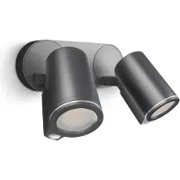 Steinel Spot DUO, Wandbeleuchtung für den Außenbereich, Schwarz, Aluminium, Kunststoff, IP44, Fassade, II