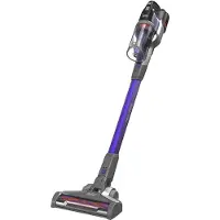 Black & Decker BHFEV362DP, 2-in-1-Stabstaubsauger, Beutellos, Aluminium, Violett, Trocken, Multizyklonisch, Teppich, Harter Boden, Polsterung