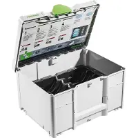 Festool SYS-STF D 150 4S Systainer³ ( 576843 ) Systemkoffer mit Einlage für Schleifmittel Ø 150 mm