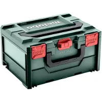 Metabo 626887000, Werkzeugkoffer, Acrylnitril-Butadien-Styrol (ABS), Grün, Rot, 18,3 l, 125 kg, 396 mm
