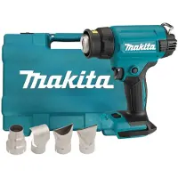 Makita Akku-Heißluftgebläse "DHG181ZK" LXT 18V • 120-200 l/min • 550 C, mit Koffer, ohne Akku und Ladegerät