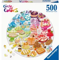 Ravensburger Puzzle 17171 Circle of Colors - Desserts & Pastries 500 Teile