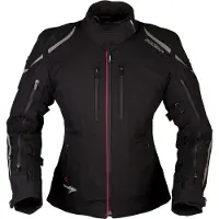 Modeka Takuya Damen Motorrad Textiljacke, schwarz, 46