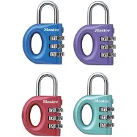 Masterlock 32mm anpassbares kombinationsvorhängeschloss 633D