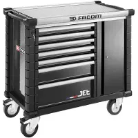 Facom Mobile Werkbank JET+ mit 7 Schubfächern - schwarz