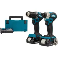 Makita Kombi-Kit Li-Lon 18V Lxt Ddf487+Dtd157 2*2.0Ah - M Dlx2423Aj