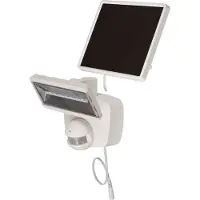 Brennenstuhl SOL 800, Wandbeleuchtung für den Außenbereich, Weiß, Kunststoff, IP44, Eingang, Fassade, Garten, Pfad, Wandmontage