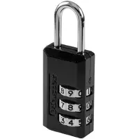 Masterlock Vorhängeschloss 20mm, Messinggehäuse mit Vinyl