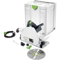 Festool TS 75 EBQ-Plus, Schwarz, Grün, Weiß, REACh, 3550 RPM, 7,5 cm, 5,6 cm, 106 dB