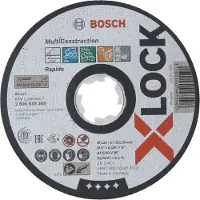 Bosch Trennscheibe X-LOCK gerade Multi Material ACS 60 V BF 125 x 22,23 x 1 mm