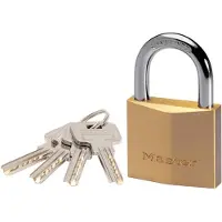 Masterlock Master-Lock Vorhängeschloss 2930EURD, 30mm, mit 4 Schlüsseln, wetterfest