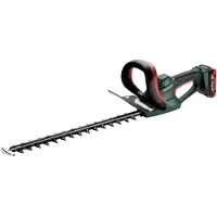 Metabo AHS 18-55 V Akku Heckenschere 18 V 53 cm ( 600463800 ) + 2x Akku 4,0 Ah + Ladegerät