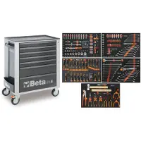Beta gefüllter Werkzeugwagen 2400S G7/E-M - 309-teilig