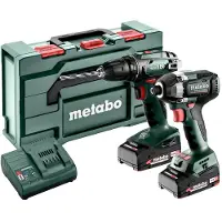 Metabo COMBO SET 2.8.1, 3/8", 1600 RPM, 24 Nm, 81 dB, 70 dB, 3 dB