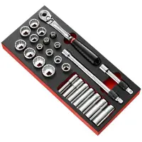 Facom Modul - Steckschluessel 1/2Z, 26-tlg