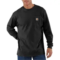 Carhartt Langarmshirt Workwear Pocket L/S Herren Black-S