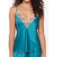 Lingadore Night Schlafshirt Turquoise & Sand | Grösse: S | Farbe: Türkis