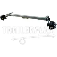 Knott Achsen ungebremst - 750kg - Pad 1250 VGB7-L 1250mm 25° 4*100 6A2435.002
