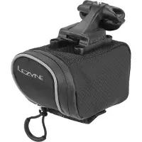Lezyne Micro Caddy QR - M, Sattel, Fahrradtasche, Stoff, Nylon, Schwarz, 0,4 l, 145 mm